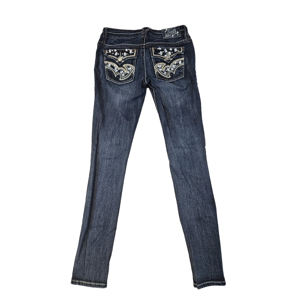Truth Be Told Juniors Womens Jeans Pants Size 5/6 Honest Low Rise Fit Blue